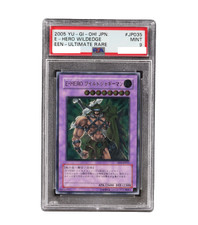 Yu-Gi-Oh Elemental HERO Wildedge Japanese Ultimate Rare EEN-JP035 PSA9 MT