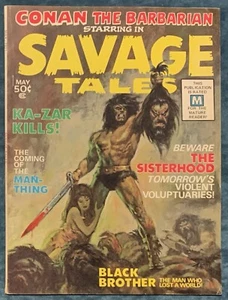 Savage Tales #1 May 1971 Classic Issue Conan! - Picture 1 of 2