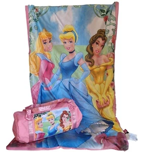 Saco de dormir y lona Disney Princess Pink Childs 2008 Aurora Belle Cinderella - Imagen 1 de 14