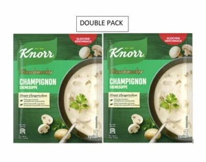 Knorr Creme of PILZ Gourmet Suppenmischung DOPPELPACKUNG: 2x 45g Packungen - Pilz! - Bild 1 von 1