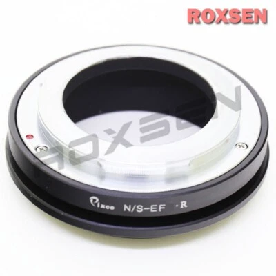 Nikon S rangefinder lens to Canon RF mount adapter camera EOS R R6 R5 R7 R8 R3 - Image 1 of 2