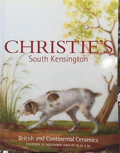 CHRISTIES Auction Catalog 11/25/2004 British and Continental Ceramics - UK - Picture 1 of 9