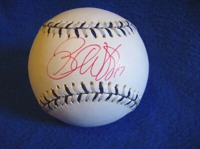 Brandon Webb signed baseball autographed Diamondbacks Yankees FLAWLESS Rangers - Image 1 of 4
