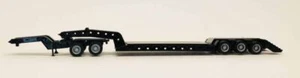 Remolque de equipo pesado HO 1:87 Promotex # 5396 con Jeep - negro - Imagen 1 de 1
