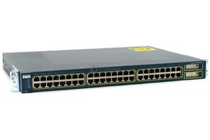 WS-C2950G-48-EI KATALIZATOR CISCO 2950 48PORT 10/100 + 2X 100/1000 PRZEŁĄCZNIK - Zdjęcie 1 z 8