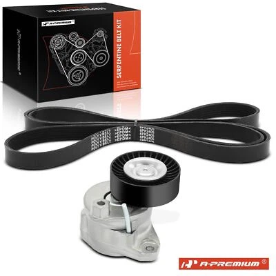 Kit de componentes de transmisión por correa serpentina A-Premium 2x para Mercedes-Benz GL450 08-09 Foto 1 de 4