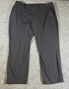 Pantalone Public Rec Uomo 44/30 Nero Tasche Preppy Casual Dritto Elasticizzato Nylon - Foto 1 di 9