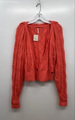Suéter tejido rosa/rosa Free People para mujer - talla S nuevo con etiquetas Foto 1 de 4