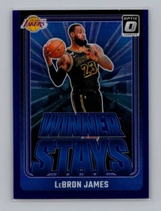 2024-25 Donruss Optic #1 Lebron James Winner Stays Holo Purple LA Lakers - Picture 1 of 2