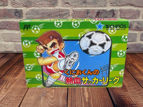 [NOS] Kunio-kun no Nekketsu Soccer League Famicom NES Technos 1993 Unused Japan