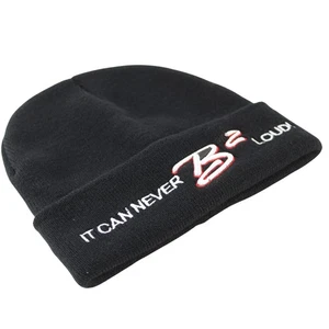 Gorro negro B2 Audio con logotipo y frase "B2" - Imagen 1 de 5