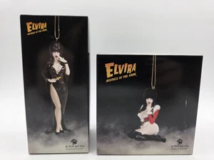 Elvira Enesco "Sexy Suprise" y "Sultry Santa" Edición Limitada Adornos RARO - Imagen 1 de 10