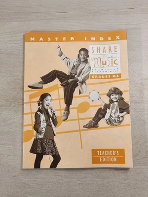 Share the Music Master Index Teachers Edition Grades K-6 - Image 1 of 4
