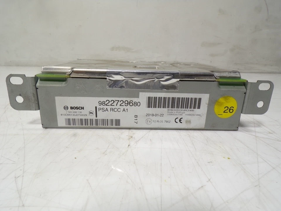 1623788880 SISTEMA AUDIO / RADIO CD / 9822729680 / 17206661 PARA CITROËN C4 PICA - Imagen 1 de 3