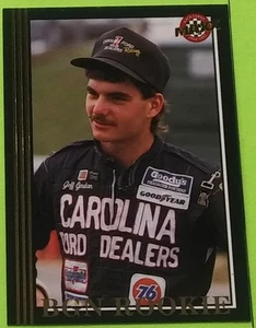 1992 Maxx #50 Jeff Gordon Busch Grand National "Rookie of the Year" Race Card - Picture 1 of 4