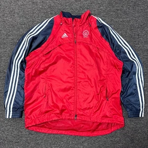 Vintage Adidas 2004 Paralympic USA Track Suit Olympic Team Jacket Sz L Red - Picture 1 of 6