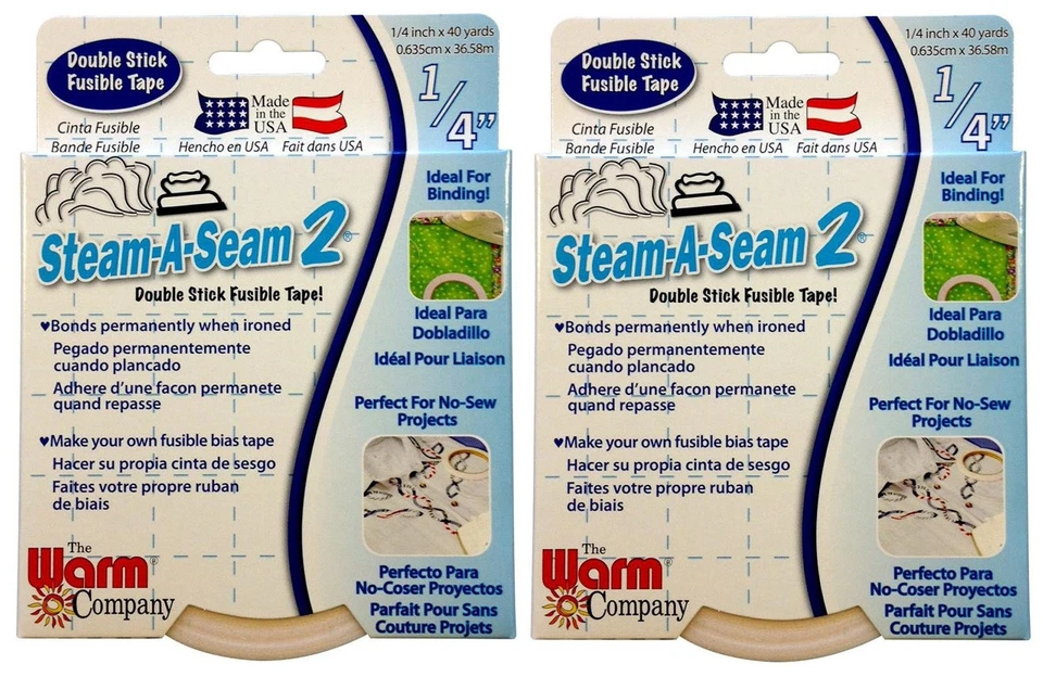 2-PACK - Double Stick Fusible Web 1/4"X40 Yards - Image 1 of 1