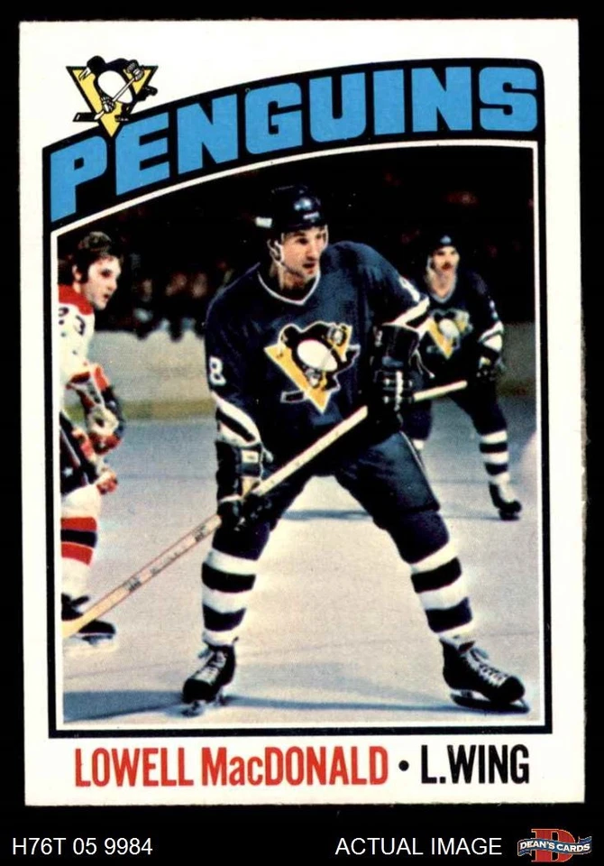 1976 Topps #33 Lowell MacDonald Penguins 5 - EX - Image 1 of 1
