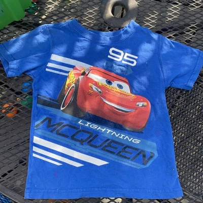 Disney Cars Themed Short Sleeve Graphic T Shirt Boys Size 3t - Image 1 of 4