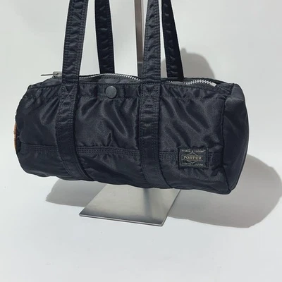 Bolso Boston de Lona Tanker Porter Yoshida & Co - Negro Nylon Unisex S Foto 1 de 4