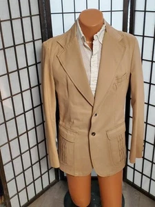 Vtg 70s 80s Blazer Esprit by Campus Suit Coat 38R Made In USA E’spirt Jacket - Picture 1 of 7