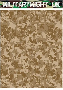 1 18 / 1 16 SCALE MILITARY CAMO TARPS MODERN USA DIGITAL DESERT DIORAMA SHEET - Picture 1 of 2