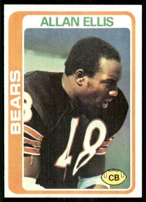 1978 Topps #132 Allan Ellis Chicago Bears - Image 1 of 2