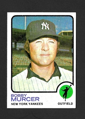 Bobby Murcer 1973 Topps # 240 Yankees de Nueva York en muy buen estado ¡Excelente o mejor! Foto 1 de 2