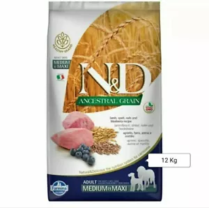 Farmina N/D Ancestral Low Grain Medium Maxi Adult Agnello e Mirtilli 12 kg - Foto 1 di 1