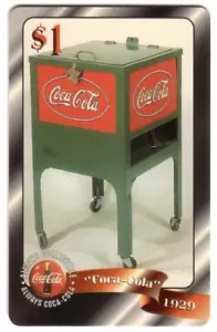 Coca-Cola '96 $1. Tarjeta telefónica 1929 dispensador de Coca-Cola (1929) #38 de 48 - Imagen 1 de 1