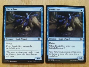 MTG Magic 2x Faerie Seer / Prophezeiende Fee (Modern Horizons) M/NM Eng - Bild 1 von 1