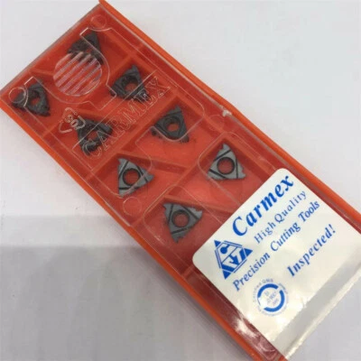 10pcs Carmex 11IR A60 BMA  High quality Threaded blade Carbide Inserts - Image 1 of 3