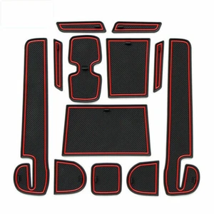 Gate Slot Mats fits Suzuki Swift 2018-2020 Rubber Non-slip Cup Holder Pads 12pcs - Picture 1 of 13