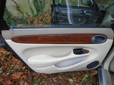 1998-03 Jaguar XJ8 XJ6XJR Vanden Plas Interior Door Panel left Rear Passenger  - Image 1 of 4
