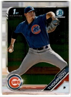 2019 Bowman Chrome Prospects Keegan Thompson #BCP-90 Chicago Cubs - Image 1 of 2