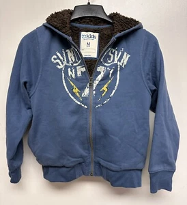 Boys 77kids Sherpa Lined Zip Front Hoodie (L) 10 - Picture 1 of 1