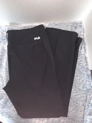 Fila Sport Golf Pants Men's 38x34 Black Poly 4 Pocket Performance - Image 1 of 3