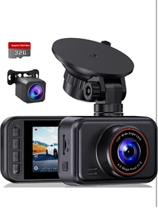 Dash Cam Anteriore e Posteriore, 2.5K Doppia Dash Camera per Auto, 2560P Mini Camera per Auto... - Foto 1 di 10