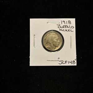 1918 Buffalo Nickel Circulated Condition “JCF148” - Picture 1 of 15