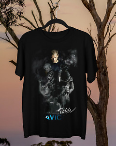 Rare! Avicii Singer Short Sleeve Cotton Black All Size Unisex T-Shirt GC197