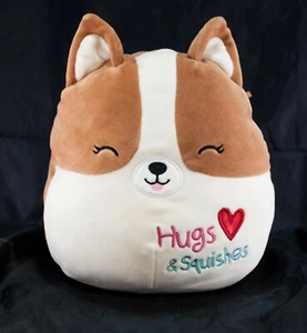 Squishmallows 10” Regina Hugs & Squishes Corgi - Picture 1 of 5