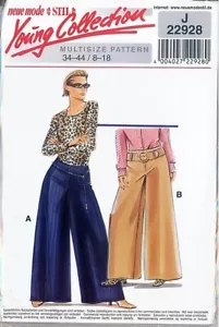Neue Mode Stil 22928 Wide Leg Palazzo Pants Elephant Leg Pattern Miss 8 -18 New - Picture 1 of 2