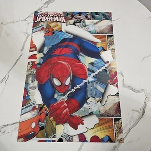 Marvel Ultimate Spider-Man 3D Holographic Wall Art Poster Picture 17X11 - Picture 1 of 5