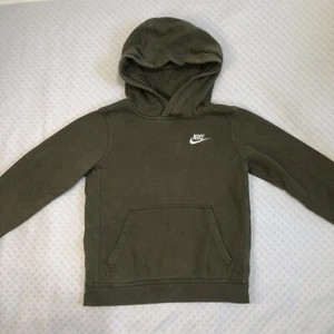 Nike Sweatshirt Youth Green Nike Kids Size S Nike Sweatshirt Green Embroidered - Picture 1 of 11