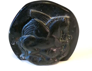 Bronze Emile Just BACHELET 1892-1981 "Pegasus " unten signiert Höhe 9,5 cm - Bild 1 von 3