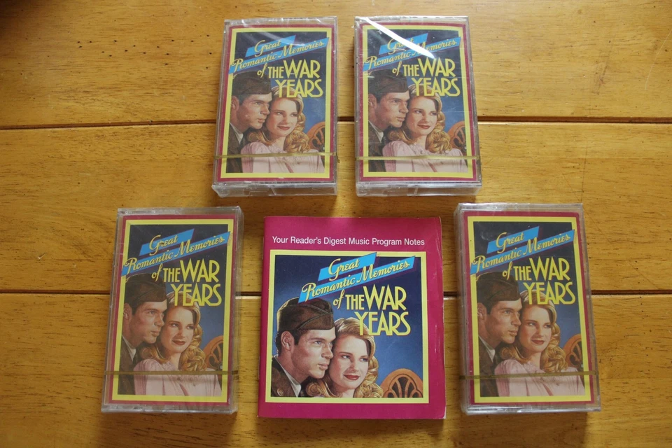 READERS DIGEST GREAT ROMANTIC MEMORIES OF THE WAR CASSETTE LOT [NEW SEALED] - Image 1 of 4