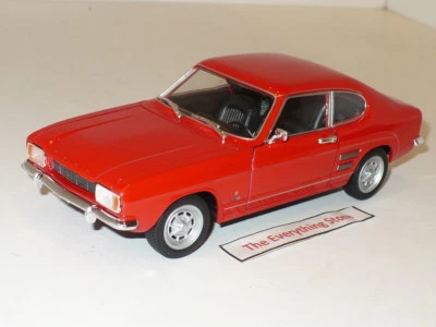 Ford Capri XLR 1600 GT 1969 Welly 1:24 rojo brillante nuevo envío gratuito a Estados Unidos Foto 1 de 4