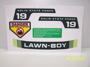 Lawn Boy 7268 - 5247 Decal Set 19" Cut Model 3M !!! - Picture 1 of 1
