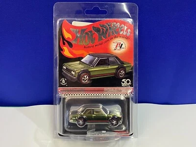 Hot Wheels 2018 RLC exclusivo verde oliva Datsun Bluebird 510 #6484 ¡muy bonito! Foto 1 de 4