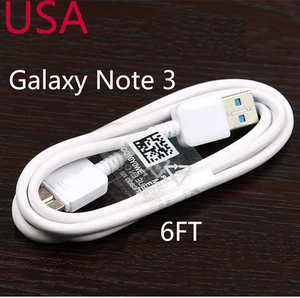 6ft USB Power Charger + Data SYNC Cord Cable For Samsung Galaxy Note 3 III phone - Picture 1 of 2